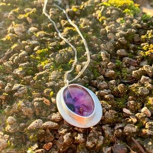 “Wish Upon”- Star Amethyst Necklace